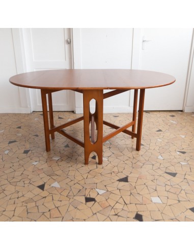 Table scandinave ronde à rabats offre 