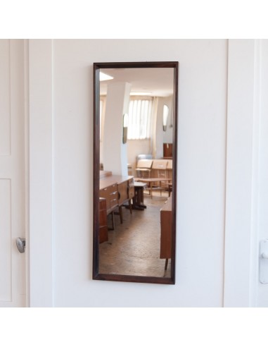 Miroir scandinave en palissandre le des métaux précieux