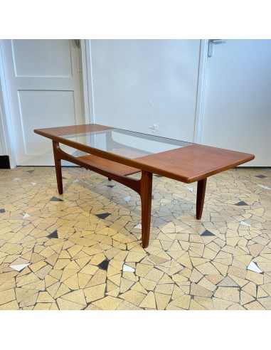 Table basse Gplan teck & verre pour bénéficier 