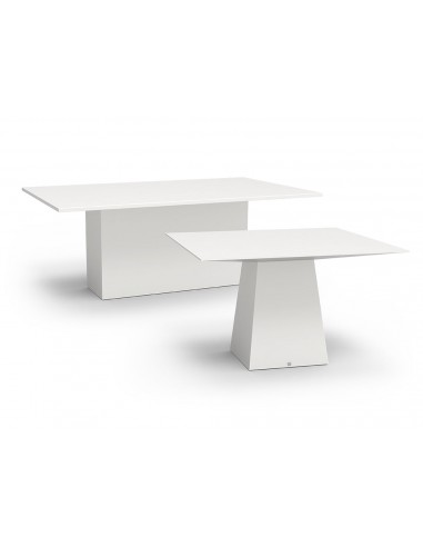 Table de jardin design "Quadra" le des métaux précieux